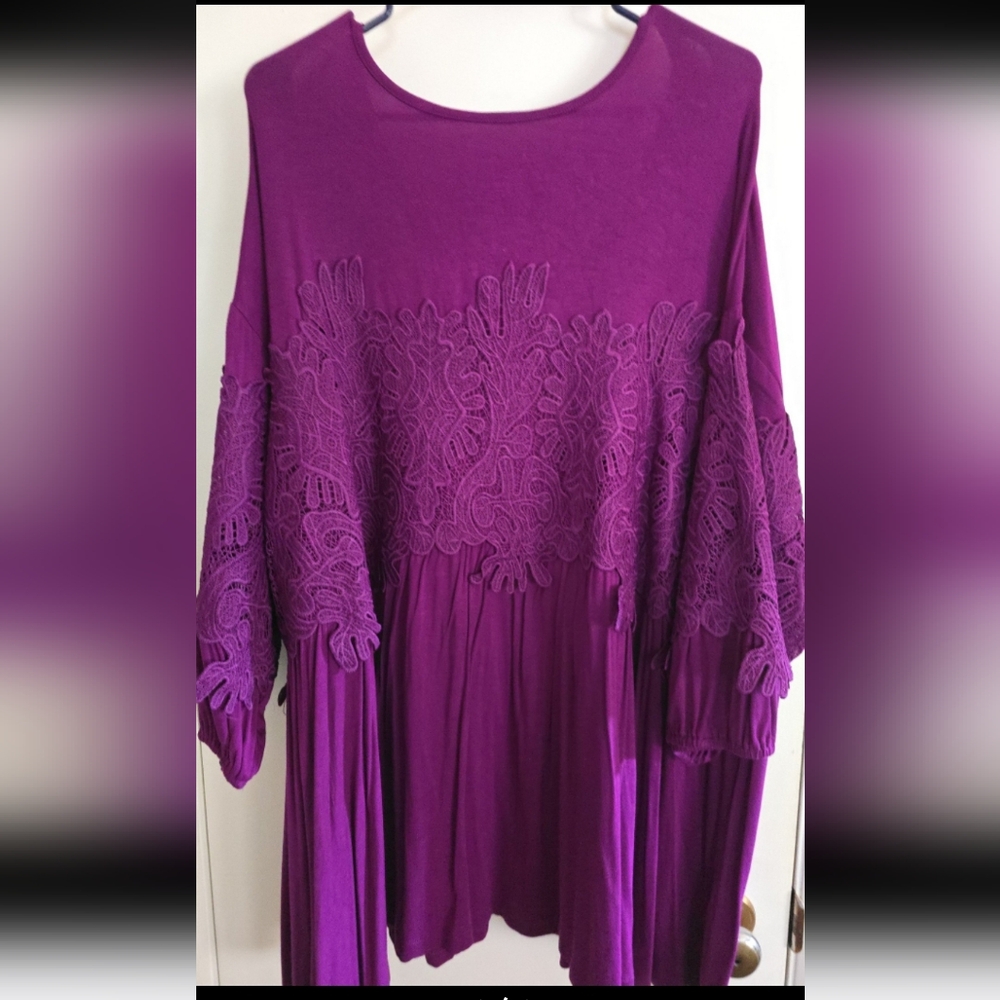 Roamans size 2x (26-28) babydoll blouse